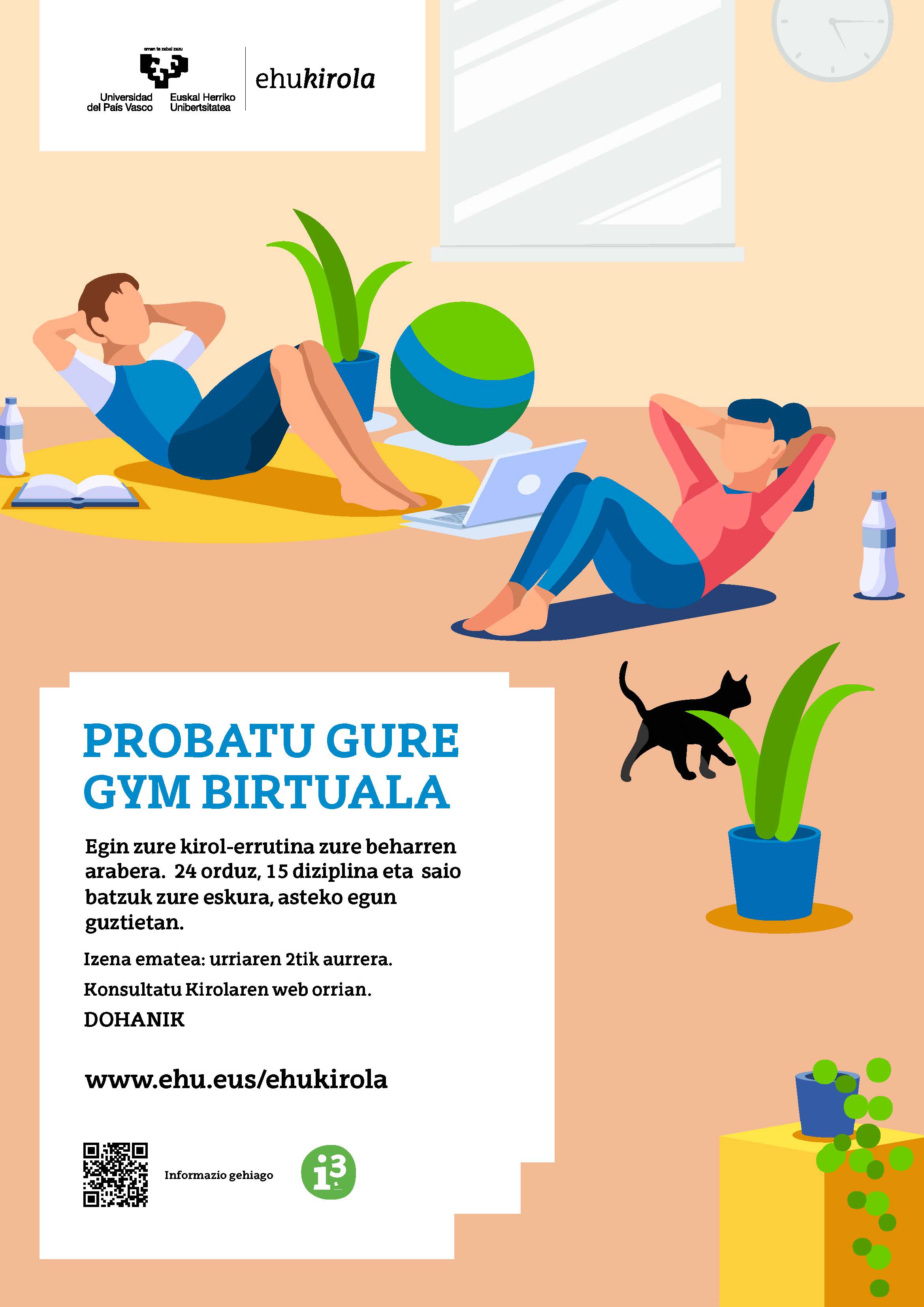 Probatu gure Gym Birtuala